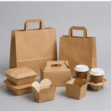 Output from Automatic Paper Bag Making Machine