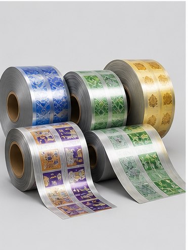 Output from Industrial Pharma Foil Printing Machine